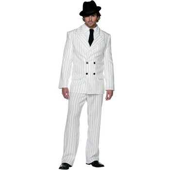 White Gangster Suit #2 ADULT HIRE